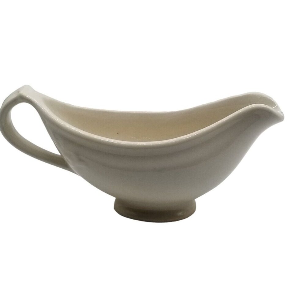 Vintage Tepco Off White Gravy Bowl Boat Restaurant Ware Serving Dish